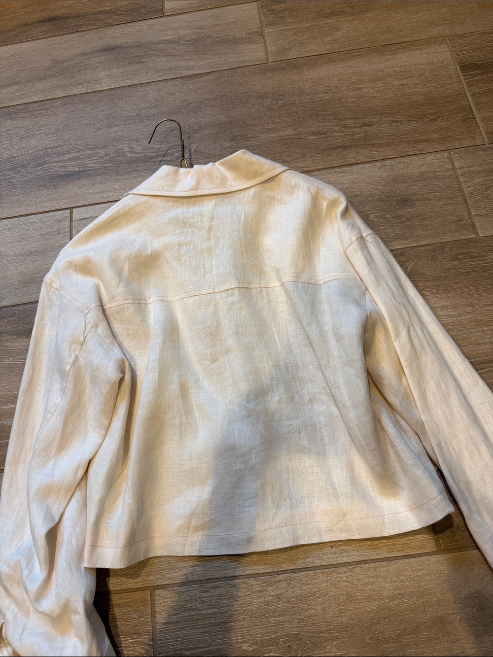 Zara 100% Linen Jacket Small - Picture 7 of 8